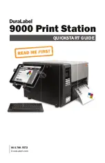 Preview for 1 page of Graphic Products DuraLabel 9000 Print Station Quick Start Manual