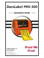 Graphic Products DuraLabel PRO 300 Quick Start Manual предпросмотр