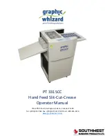 Graphic Whizard PT 331SCC Operator'S Manual preview