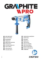 Preview for 1 page of GRAPHITE PRO 59GP500 Manual