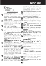 Предварительный просмотр 9 страницы Graphite 430035 Instruction Manual