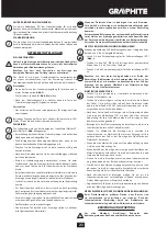 Предварительный просмотр 23 страницы Graphite 430035 Instruction Manual