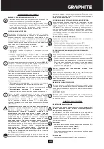 Предварительный просмотр 29 страницы Graphite 430035 Instruction Manual