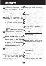 Предварительный просмотр 36 страницы Graphite 430035 Instruction Manual