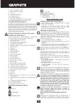 Предварительный просмотр 48 страницы Graphite 430035 Instruction Manual