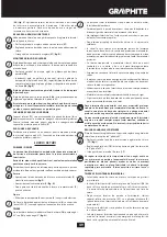 Предварительный просмотр 49 страницы Graphite 430035 Instruction Manual