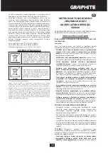 Предварительный просмотр 75 страницы Graphite 430035 Instruction Manual