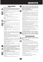 Предварительный просмотр 79 страницы Graphite 430035 Instruction Manual