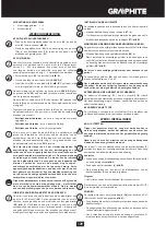 Предварительный просмотр 129 страницы Graphite 430035 Instruction Manual