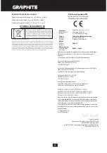 Предварительный просмотр 8 страницы Graphite 45743334 Manual