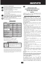 Предварительный просмотр 11 страницы Graphite 45743334 Manual