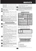 Предварительный просмотр 15 страницы Graphite 45743334 Manual