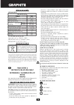 Предварительный просмотр 20 страницы Graphite 45743334 Manual