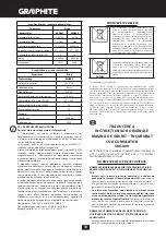 Preview for 34 page of Graphite 58G000 Instruction Manual