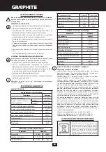 Preview for 46 page of Graphite 58G000 Instruction Manual