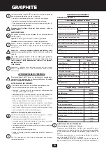 Preview for 54 page of Graphite 58G000 Instruction Manual