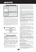 Preview for 68 page of Graphite 58G000 Instruction Manual