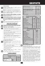 Preview for 71 page of Graphite 58G000 Instruction Manual