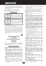 Preview for 72 page of Graphite 58G000 Instruction Manual