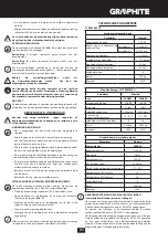 Preview for 93 page of Graphite 58G000 Instruction Manual