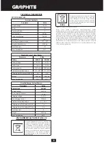 Preview for 12 page of Graphite 58G007 Translation Of The Original Instructions