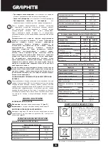 Preview for 18 page of Graphite 58G007 Translation Of The Original Instructions