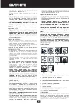 Preview for 20 page of Graphite 58G007 Translation Of The Original Instructions