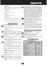 Preview for 21 page of Graphite 58G007 Translation Of The Original Instructions