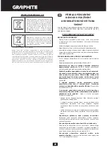 Preview for 28 page of Graphite 58G007 Translation Of The Original Instructions