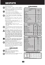 Preview for 30 page of Graphite 58G007 Translation Of The Original Instructions