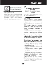 Preview for 37 page of Graphite 58G007 Translation Of The Original Instructions