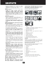 Preview for 38 page of Graphite 58G007 Translation Of The Original Instructions