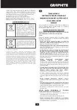 Предварительный просмотр 35 страницы Graphite 58G009 Instruction Manual