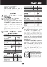 Предварительный просмотр 43 страницы Graphite 58G009 Instruction Manual