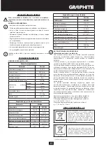 Предварительный просмотр 61 страницы Graphite 58G009 Instruction Manual