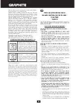 Preview for 50 page of Graphite 58G010 Instruction Manual