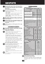 Preview for 58 page of Graphite 58G010 Instruction Manual