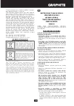 Preview for 59 page of Graphite 58G010 Instruction Manual