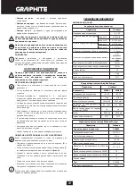 Preview for 72 page of Graphite 58G010 Instruction Manual