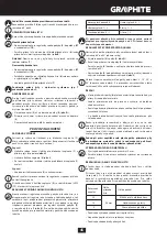 Preview for 45 page of Graphite 58G011 Instruction Manual