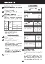 Preview for 60 page of Graphite 58G011 Instruction Manual