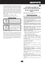 Preview for 61 page of Graphite 58G011 Instruction Manual