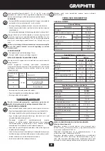 Preview for 69 page of Graphite 58G011 Instruction Manual