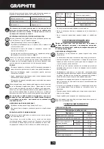 Preview for 74 page of Graphite 58G011 Instruction Manual