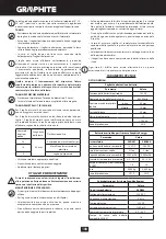 Preview for 100 page of Graphite 58G011 Instruction Manual