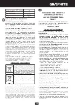 Preview for 101 page of Graphite 58G011 Instruction Manual