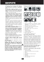 Предварительный просмотр 62 страницы Graphite 58G012 Instruction Manual