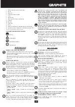 Предварительный просмотр 67 страницы Graphite 58G012 Instruction Manual