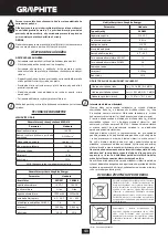 Preview for 40 page of Graphite 58G018 Instruction Manual