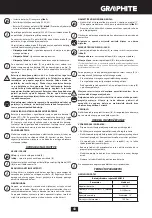 Preview for 43 page of Graphite 58G018 Instruction Manual